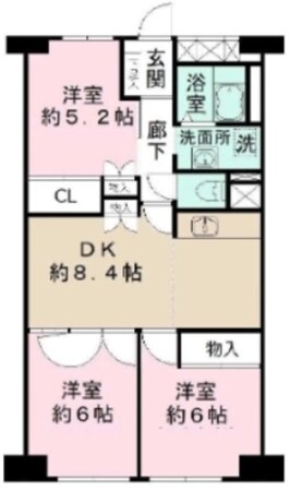 ヴェルドミール多摩川の物件間取画像